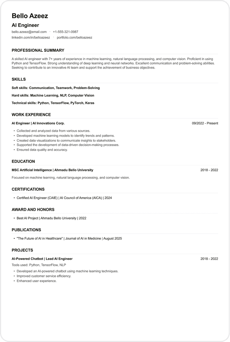 AI Engineer
